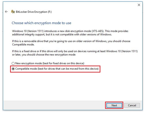 sử dụng bitlocker