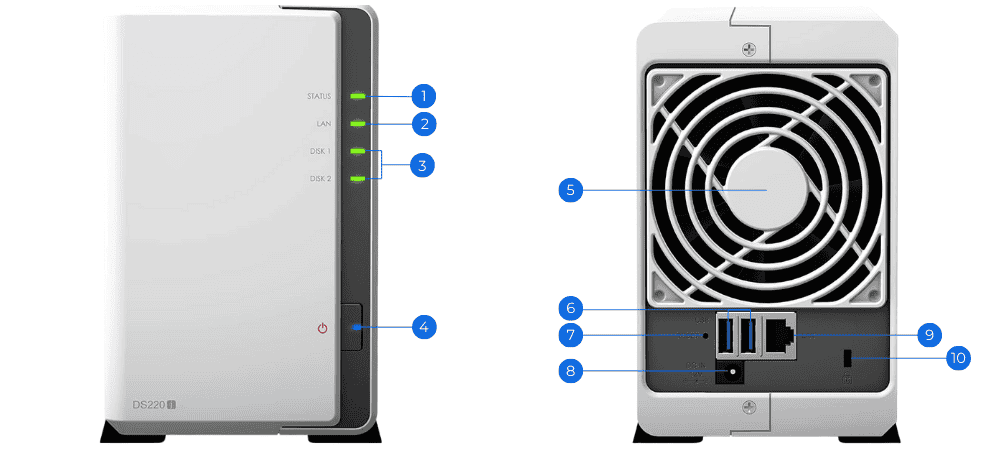  NAS Synology DS220j